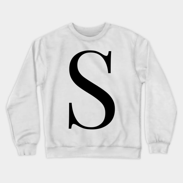 Alphabet S Crewneck Sweatshirt by maro_00